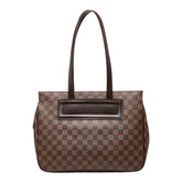 ルイ ヴィトン ダミエ パリオリPM ハンドバッグ トートバッグ N51123 ブラウン PVC レザー レディース LOUIS VUITTON 【中古】